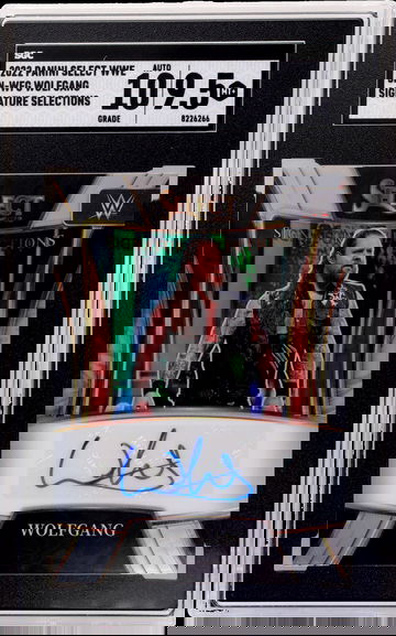 2022 Panini Select Signature Selections Wolfgang #SN-WFG Auto SGC 9.5 Auto 10