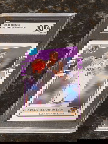 2021 Donruss Tyrese Haliburton Rated Rookie SGC 10