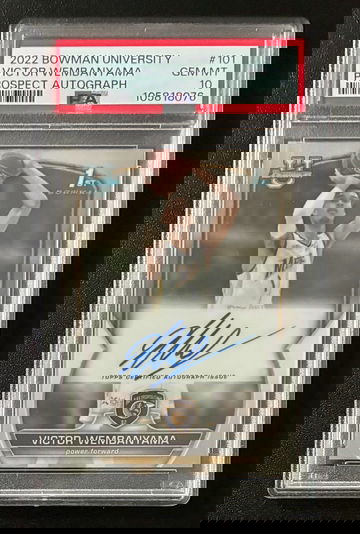 VICTOR WEMBANYAMA 1st Bowman Auto PSA 10