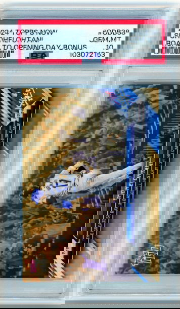 2024 Topps Now #ODB38 Shohei Ohtani Road to Opening Day Bonus PSA 10 GEM MINT!