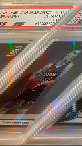 2019 Optic Tyler Herro Holo PSA 10