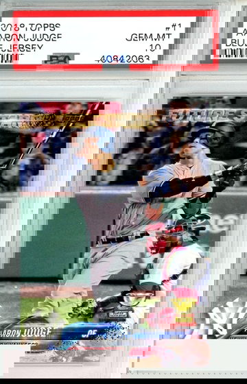 2018 TOPPS AARON JUDGE #1 SP PSA 10 GEM MT