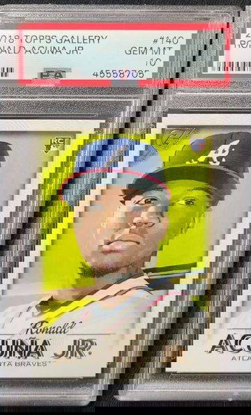 Ronald Acuna Jr. 2018 Topps Gallery PSA 10 Gem Mint Rookie RC