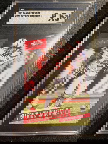 2017 Prestige Patrick Mahomes RC SGC 9.5