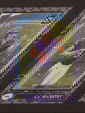 20254 Panini Donruss Optic #235 J.J. McCarthy Rated Rookie Stars RC