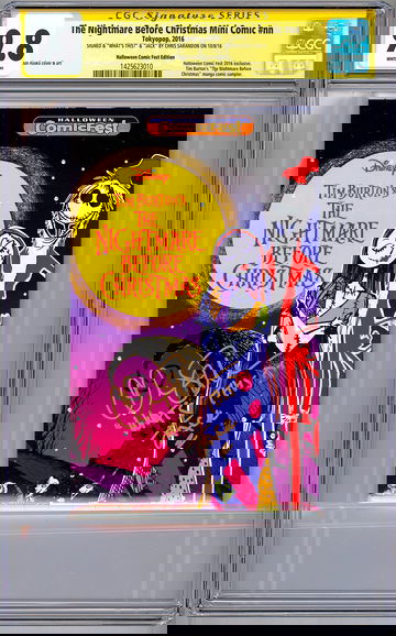 NIGHTMARE BEFORE CHRISTMAS #NN CGC-SS 9.8 SIG ACTOR CHRIS SARANDON aka JACK 2016