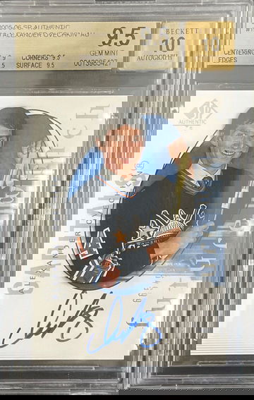 Alexander Alex Ovechkin 2005-06 SP Authentic #190 Future Watch Auto Rookie RC /999 BGS 9.5 Gem Mint with 10 Auto