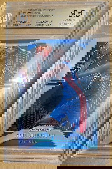  2019-20 Prizm  Sekou Doumbouya Silver Prizm RC BGS 9.5