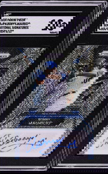 2024 Panini Prizm Sensational Mojo Prizm Ronny Mauricio ROOKIE AUTO /25 SGC 10