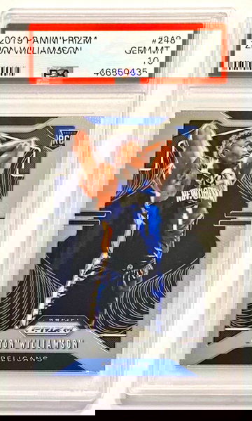 2019-20 Panini Prizm Zion Williamson #248 Rookie PSA 10