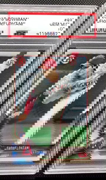 2018 Bowman Shohei Ohtani paper rc PSA 10