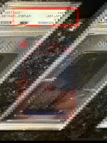 1997 UD3 #45 Michael Jordan PSA 8