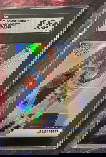 2019-20 Panini Mosaic #229 RJ Barret Silver Prizm