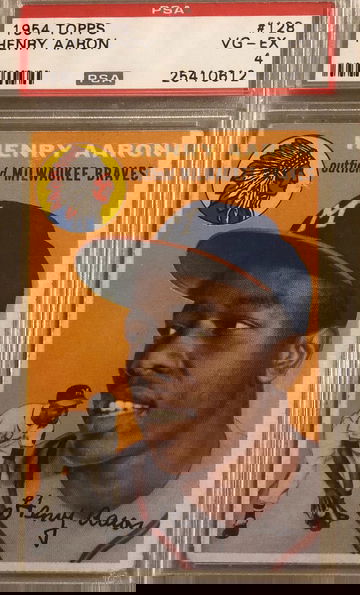 Hank Aaron 1954 Topps Rc