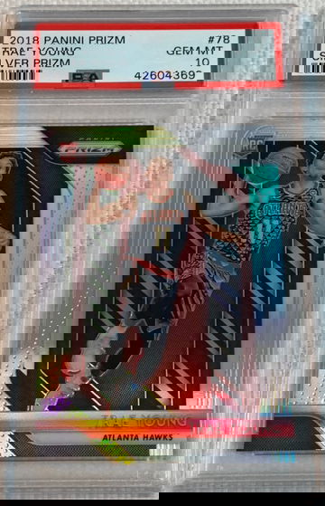 Trae Young 2018-19 Prizm Silver PSA 10 RC