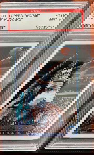 2003-04 Topps Chrome Josh Howard PSA 9