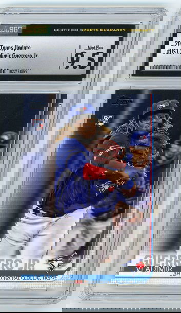 VLADIMIR GUERRERO 2019 Topps Update Rc #US1 CSG 9.5