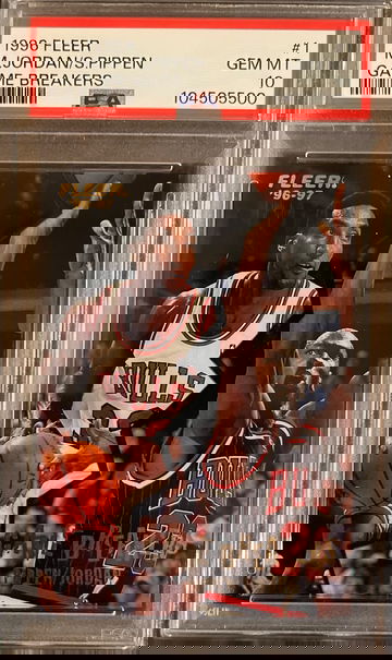 1996 Fleer Game Breakers #1 Michael Jordan Scottie Pippen Bulls PSA 10 GEM MINT