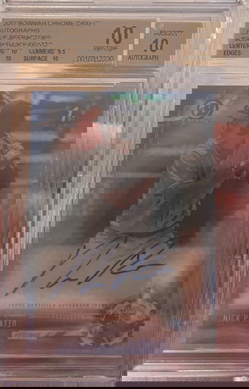 2017 Bowman Draft Nick Pratto /150 10/10