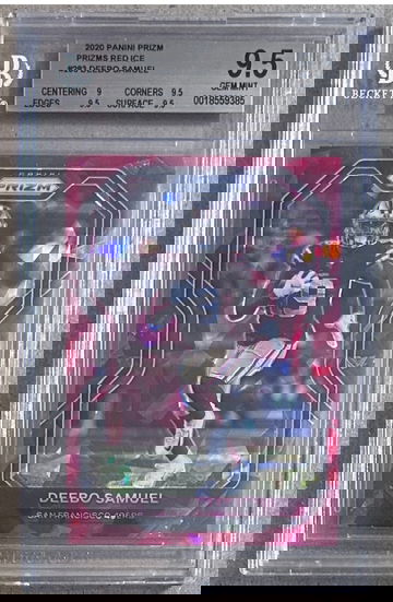 2020 Panini Prizm Deebo Samuel Red Ice