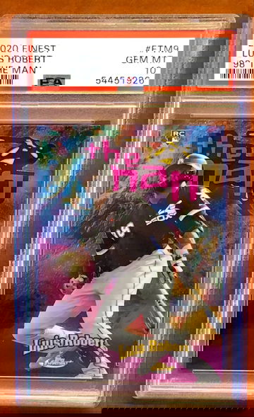 2020 Finest The Man Luis Robert PSA 10