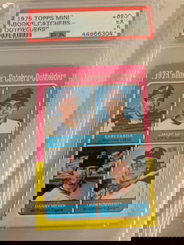 1975 Topps Mini Gary Carter PSA 5