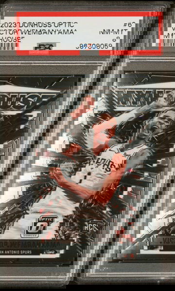 2023 Donruss Optic My House Victor Wembanyama #6 PSA 8