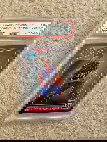 2018 Optic Purple Prizm #162 Shai Gilgeous-Alexander RC Rookie PSA 10