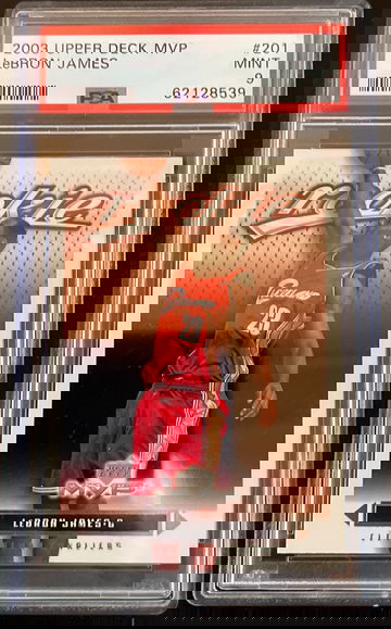 2003 Upper Deck Lebron James MVP RC PSA 9