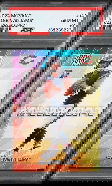 Caleb Williams 2024 Mosaic Kaleidoscopic PSA 10