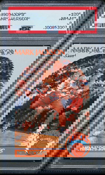 1990 Hoops Mark Jackson #205 PSA 8