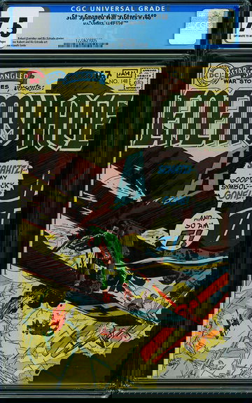 STAR SPANGLED WAR STORIES #148, CGC 7.5 VF-