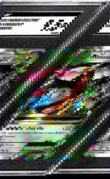 2016 Pokemon Evolutions Holographic M Venusaur EX #2/108 SGC 9.5