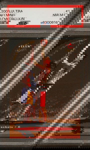 2003 Fleer Ultra Yao Ming Gold Medallion PSA 8 NM-MT