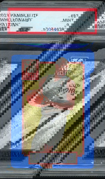 Kawhi Leonard 2013-14 Panini Elite #52 Aspirations #69/98 PSA 9 MINT Spurs Clippers