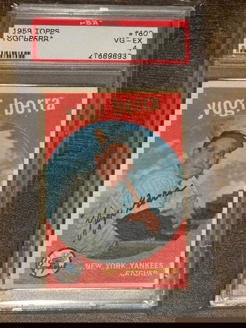 1959 Topps Yogi Berra HOF PSA 4 New York Yankees