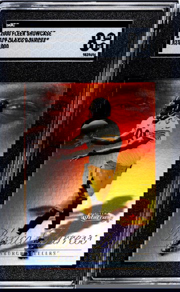 2000 Fleer Showcase Plaxico Burress #105 /1000 SGC 8