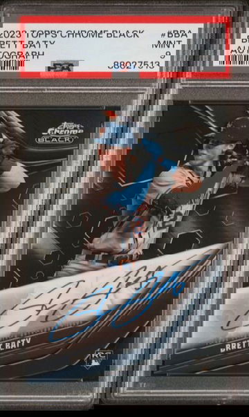 2023 Topps Chrome Black Brett Baty Autograph #BBA PSA 9 [BL-3B.21]