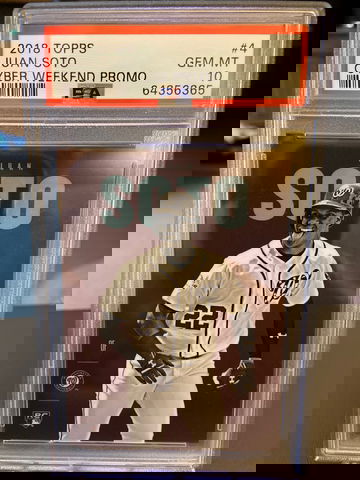 2018 Topps Cyber Weekend JUAN SOTO PSA 10