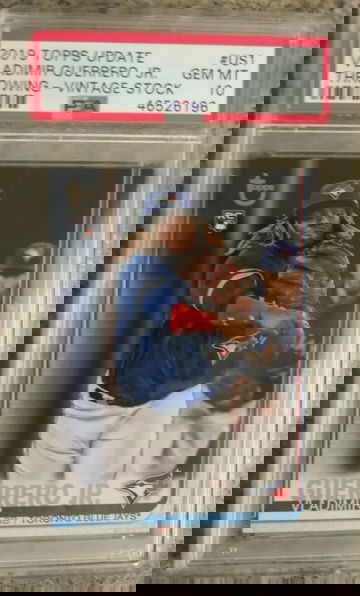 2019 Topps Update Vladimir Guerrero Jr Rc Vintage Stock /99 PSA 10