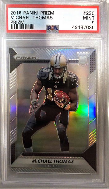 Michael Thomas 2016 Panini Prizm Silver PSA 9