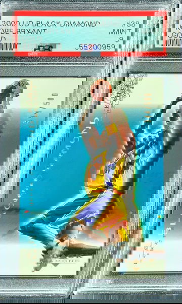 2000 UD Black Diamond KOBE BRYANT Gold PSA 9 344/500