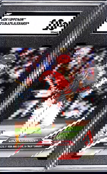 2024 TOPPS BLAZE ALEXANDER NOW #32 Rookie RC limited /925 SGC 10