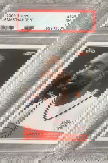 2009 Topps James Harden PSA 7 #319 NM