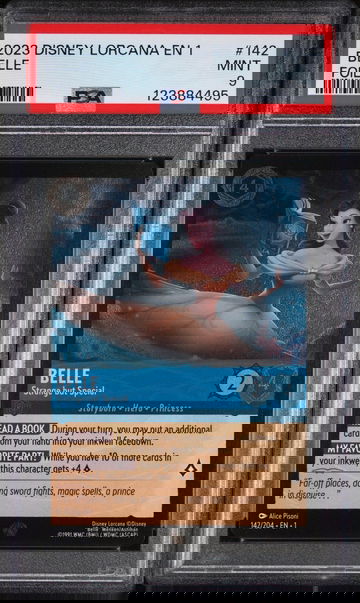 2023 Disney Lorcana the First Chapter Foil Belle #142 PSA 9