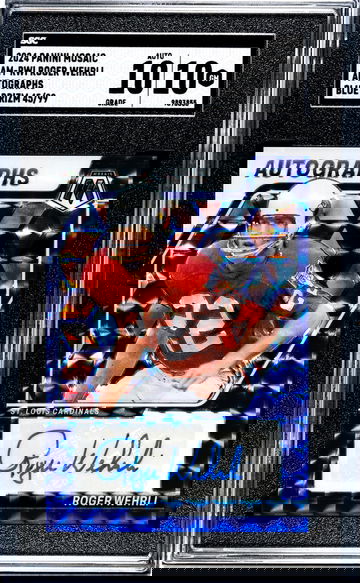 2024 Mosaic #AM-RWI Roger Wehrli Autographs /99 Auto SGC 10