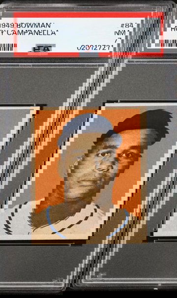 Roy Campanella 1949 Bowman #84 Dodgers HOF Rookie PSA 7 NM