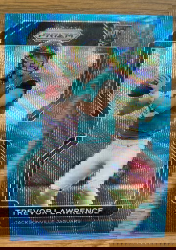 2021 Prizm Trevor Lawrence blue wave prizm rookie /199