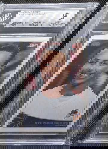 2009 Topps #321 Stephen Curry ROOKIE RC BGS 9 MINT