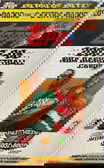 2007-08 Topps Basketball Blaster Box (Durant Rookie)(Missing "Sale" Sticker But Otherwise Sealed)